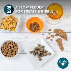 Our Pets IQ Treat Ball rodando para liberar premios al rodar