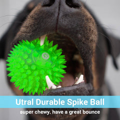 Ousiya durable rubber ball promotes playful energy, safe for chewing.