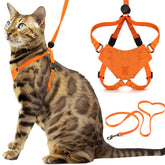 OutdoorBengal Houdini escape-proof harness orange for secure outdoor walks