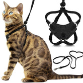OutdoorBengal Houdini harness left-side view showing secure wrap for confident walks.