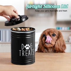 OUTNILI metal storage keeps treats secure from moisture and pests