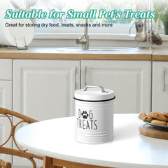 OUTNILI white metal lid seals moisture to extend snack freshness