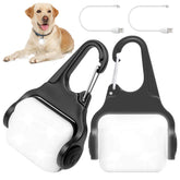 Outopest dog light pack shot showing two clip-on safety lights for night walking
