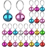 Outus cat bell closeup on chrome finish delivers durable crisp sound.