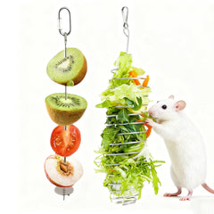 OUYIALY foraging-toy chew-proof lid demonstrates safe lid design prevents head snagging while chewing