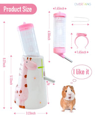 OVERTANG 2in1 ceramic bottle with hanging option, stable base for spill-free use.