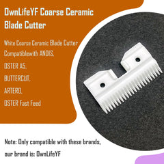 OwnLifeYF 22-teeth coarse blade for fast grooming sessions.