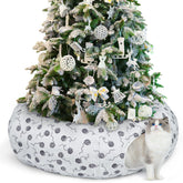 Ownpets Christmas cat tunnel bed setup demonstrates festive play space for pets.