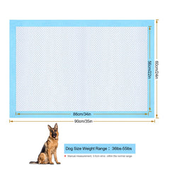 Ownpets Dog Training XL Pad laid flat to show full surface area for large dogs.