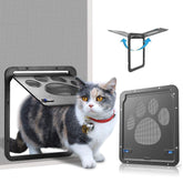 Ownpets pet screen door opening shows 8x10 opening for easy access