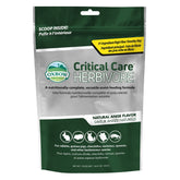 Oxbow Critical Care Herbivore powder mix showing easy-to-dissolve formula for recovery nutrition