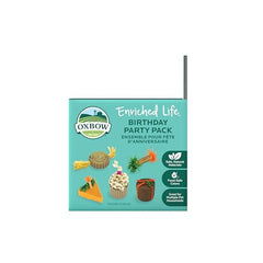 Oxbow Enriched Life Birthday Party Pack foraging elements support natural exploration