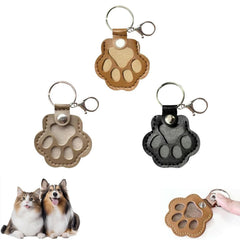 OYB paw-design keychain closeup keeps pet memory close to keys