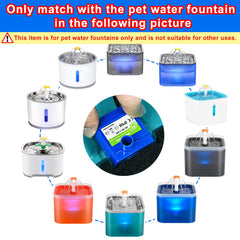 OYES DR-DC160 cat fountain pump side view shows slim profile for discreet installation.