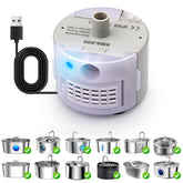OYES SMA-800 pump assembly powering a cat fountain for reliable hydration.
