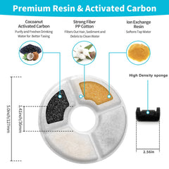OYES pre-filter sponges image demonstrates pump protection against debris.