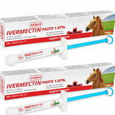 OZIPCO ivermectin horse paste apple-flavored syringe for easy dosing.