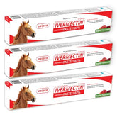 OZIPCO ivermectin horse paste apple flavor 6.08g syringe for easy oral dosing.