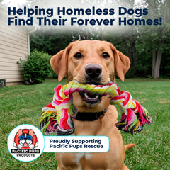 Pacific Pups Products dog rope toys for small dogs provide safe, engaging play