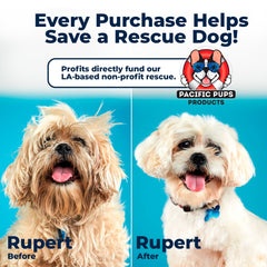 Pacific Pups Products three-knots design provides strong grip during play