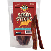 Pack Approved thick steer bully sticks 5-6in closeup promote dental health and satisfying chew.
