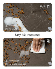 PADOOR no-stains dining mat keeps surfaces looking clean.