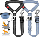 Paercute dog seatbelt headrest clip keeps pets secure during car rides.