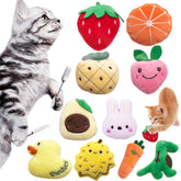 Pai Sence catnip toy strawberry boosts playful energy and pounce sessions.