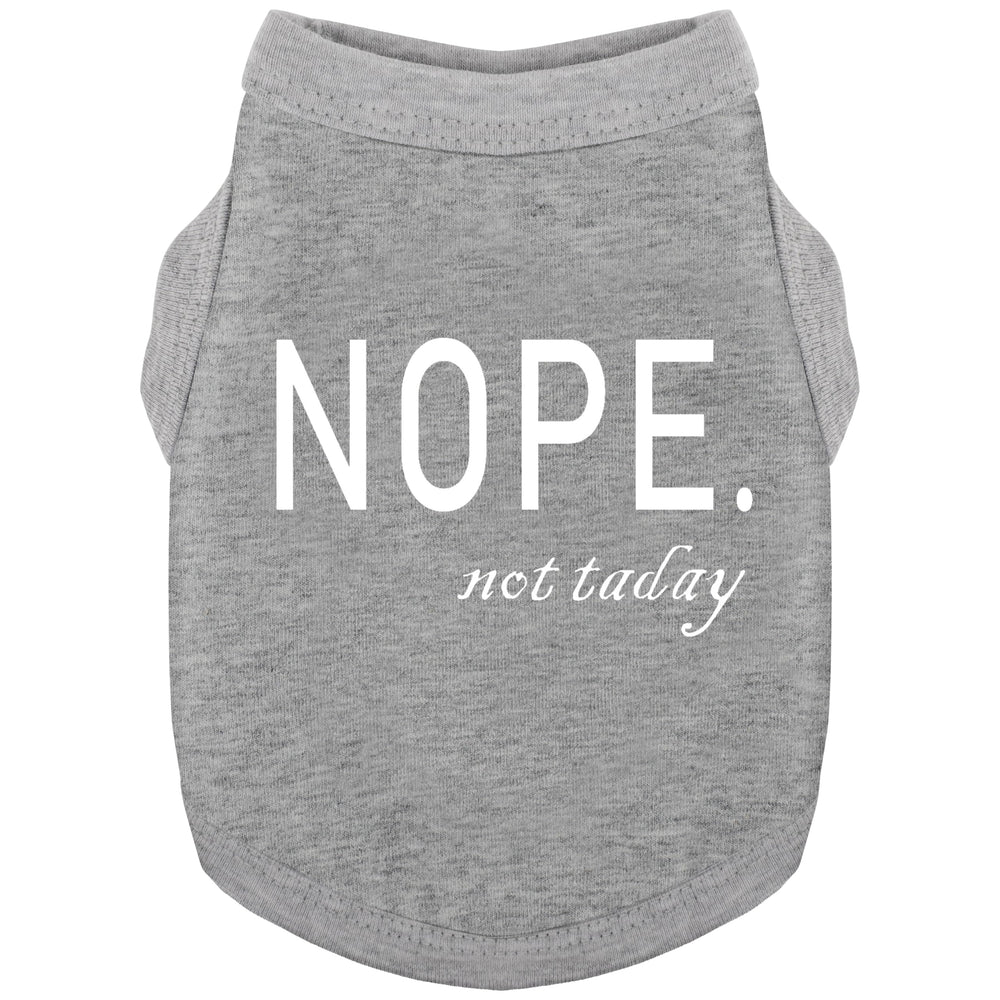 Paiaite cozy cotton dog shirt vest grey S front view for small breeds