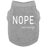 Paiaite cozy cotton dog shirt vest grey S front view for small breeds
