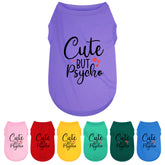Paiaite expressive dog shirt purple on small dog for daily walks.