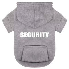 Paiaite hemp grey Chihuahua hoodie closeup shows soft polycotton warmth and durability for daily wear.