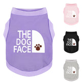 Paiaite Personality Canine Attire purple dog shirt front view for everyday comfort