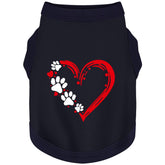 Paiaite sleeveless dog shirt with soft cotton for cozy all-day comfort