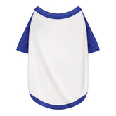 Paiaite dog shirt front view with modern color-block design for daily walks.