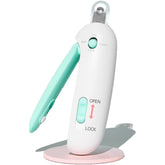 Paioxerty cat nail clipper with round-hole blade enables injury-free grooming and precise trims.