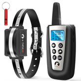 PaiPaitek bark collar remote closeup showing calm training capability