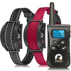 PaiPaitek vibrating collar for two dogs with remote setup promotes synchronized training