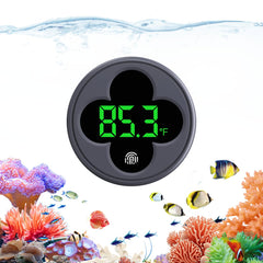 PAIZOO aquarium thermometer LED display provides easy monitoring of tank temperature from across the room.