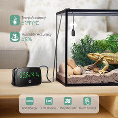 PAIZOO LED display enables quick night readings in low light