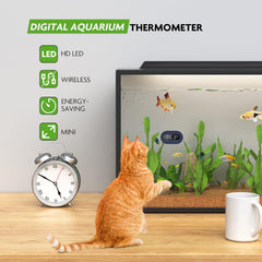 PAIZOO outside-glass thermometer attaches easily with 3M adhesive