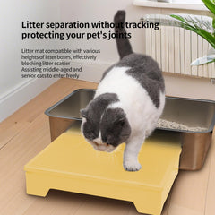 PAKEWAY Cat Ramp height 6.3in suits tall high-entrance boxes and comfort