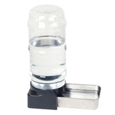 PAKEWAY water dispenser 2.3-gallon shows large capacity for pets on busy days.