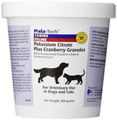 Pala-Tech granules container for daily urinary health support in pets.