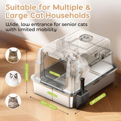 PalNests L8 Max-XXXL stainless steel shell highlights durable construction