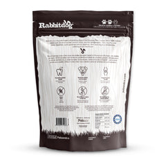 Palz&Co RabbitDog Rabbit Ears—fiber-rich chew to support digestion and gut health.