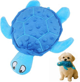 PandySarp squeaky sea turtle toy front view offers engaging play for small dogs