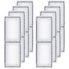 Pangda carbon filter pad foam 8-pack ready to replace U3 filters for improved filtration.
