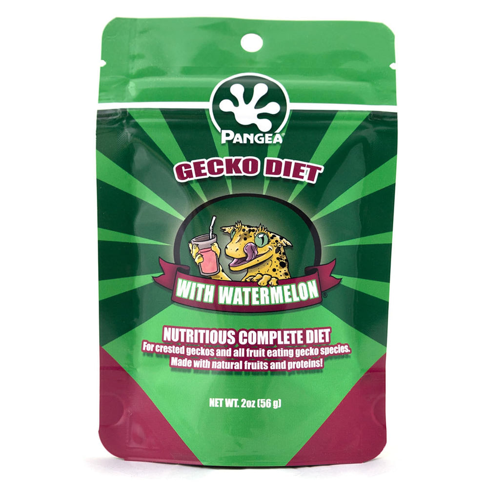 Pangea Gecko Diet with Watermelon bag for easy preparation and feeding