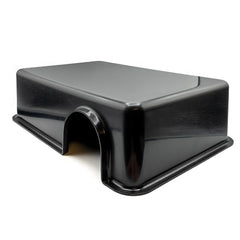 Pangea Reptile Hide Box F-X Large shows fit inside 2x4 cages for versatile setups.